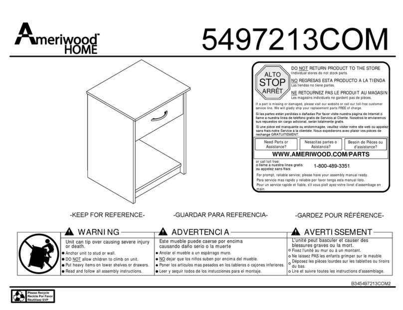 Ameriwood HOME 5497213COM manual