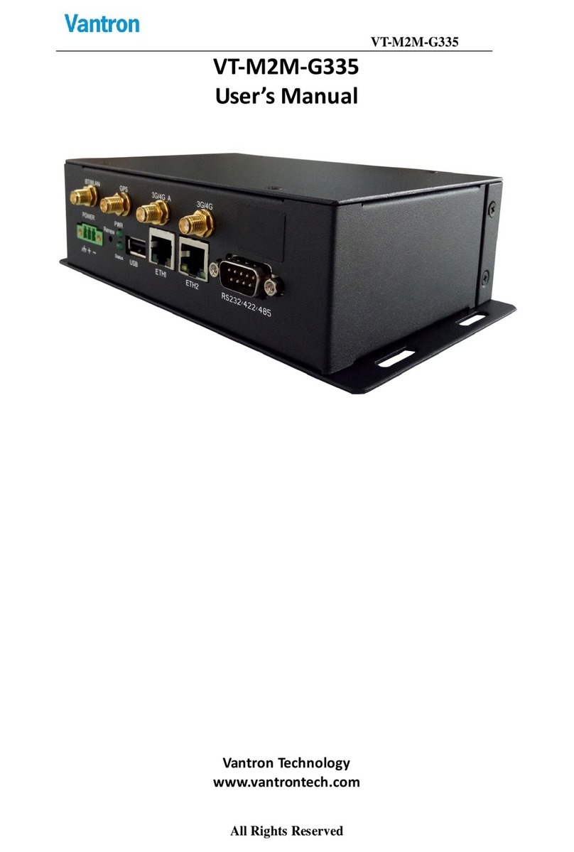 Vantron VT-M2M-G335 User manual