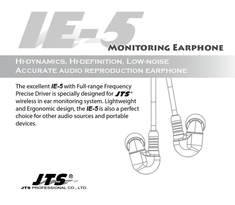 JTS IE-5 manual