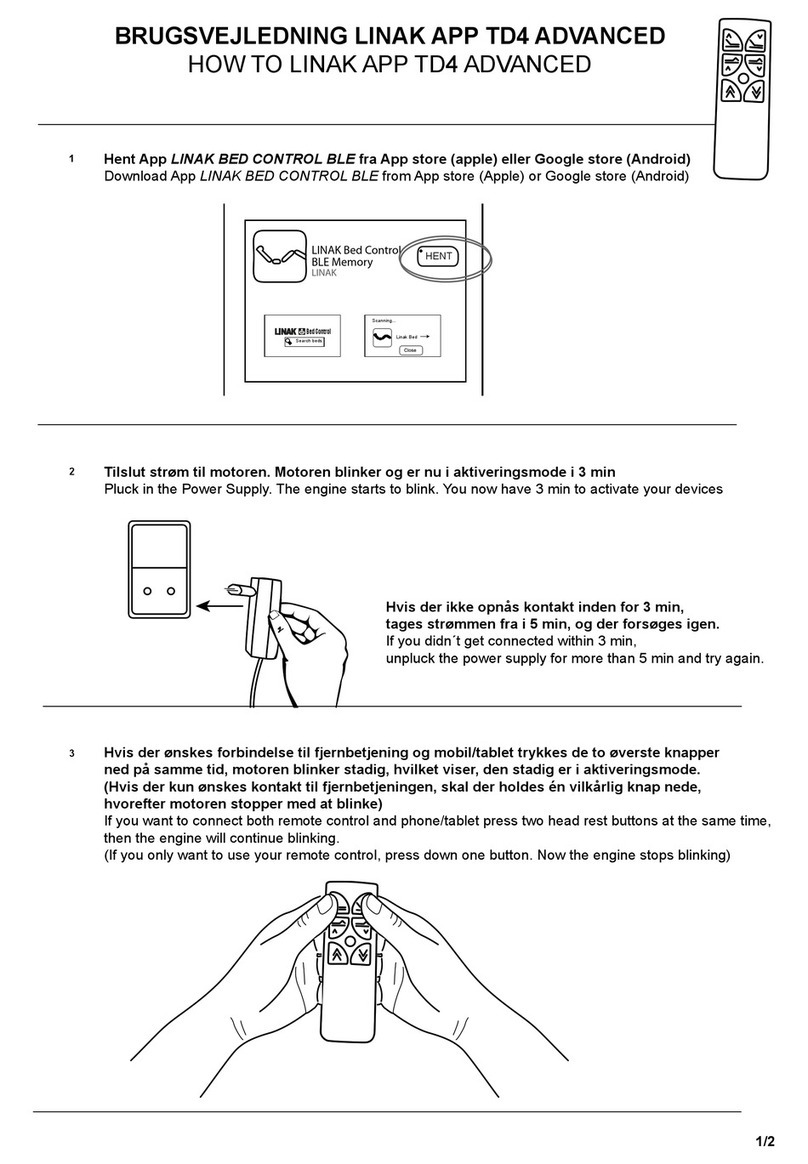 Linak APP TD4 ADVANCED User manual