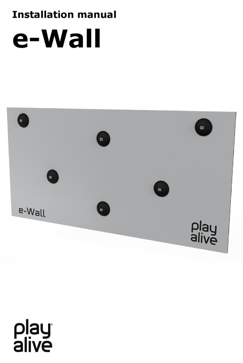 PlayAlive e-Wall installation manual PlayAlive e-Wall installation manual