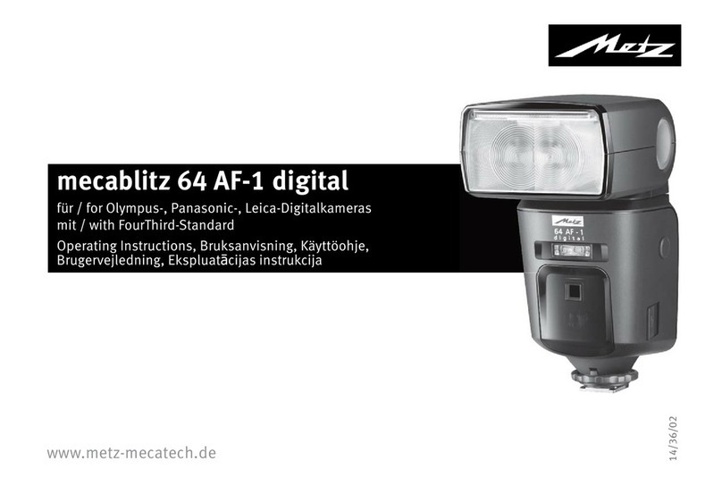 Metz mecablitz 64 AF-1 digital operating instructions