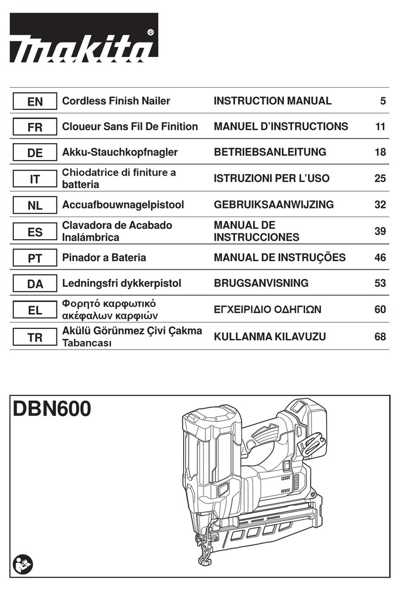 Makita DBN600 instruction manual