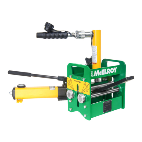 McElroy Guided Side Bend Tester User manual