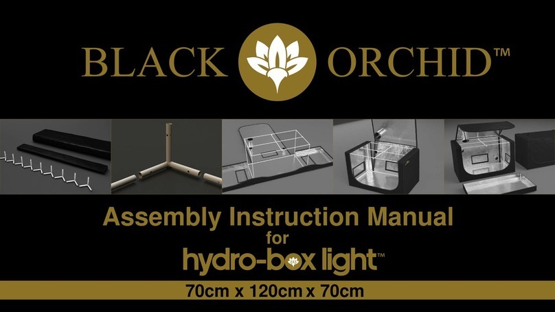 Black Orchid Hydro-Box Assembly & instruction manual Black Orchid Hydro-Box Assembly & instruction manual