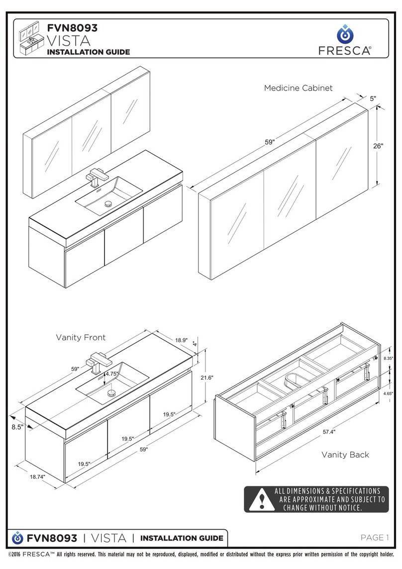 Fresca VISTA FVN8093 installation guide