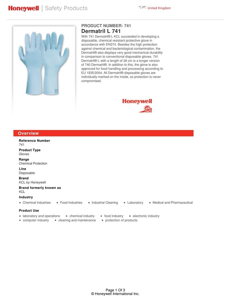 Honeywell KCL Dermatril 740 Information Brochure Honeywell KCL Dermatril 740 Information Brochure