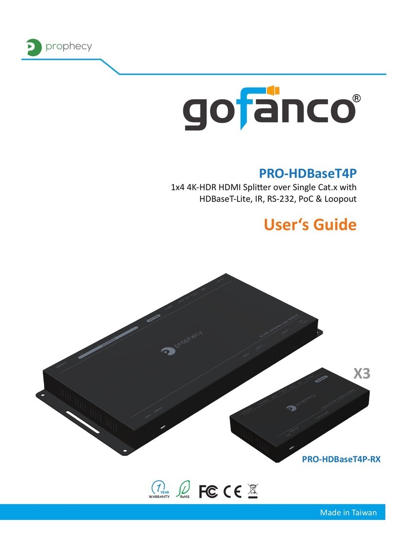 gofanco PRO-HDBaseT4P user guide