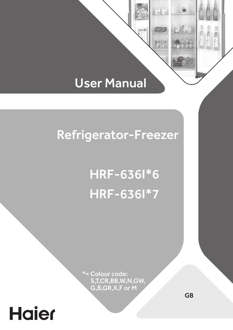Haier HRF-636I 6 Series User manual