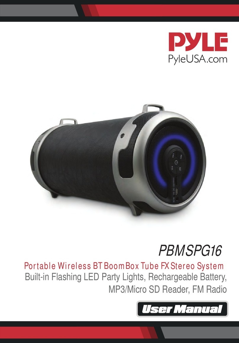 Pyle PBMSPG16 User manual