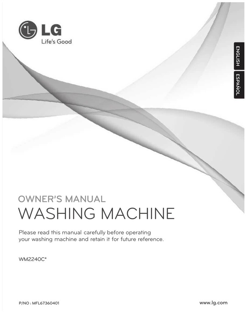 LG WM2240C series User manual