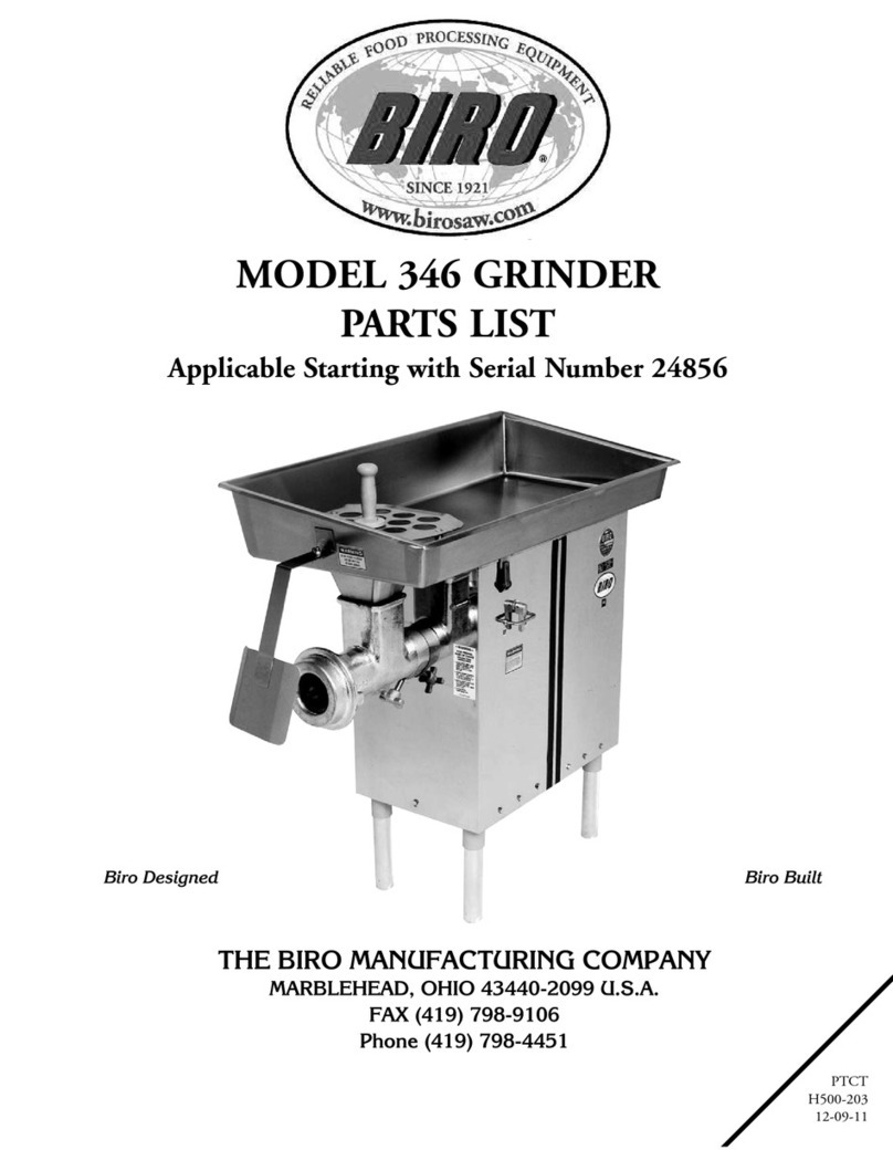 BIRO 346 User manual