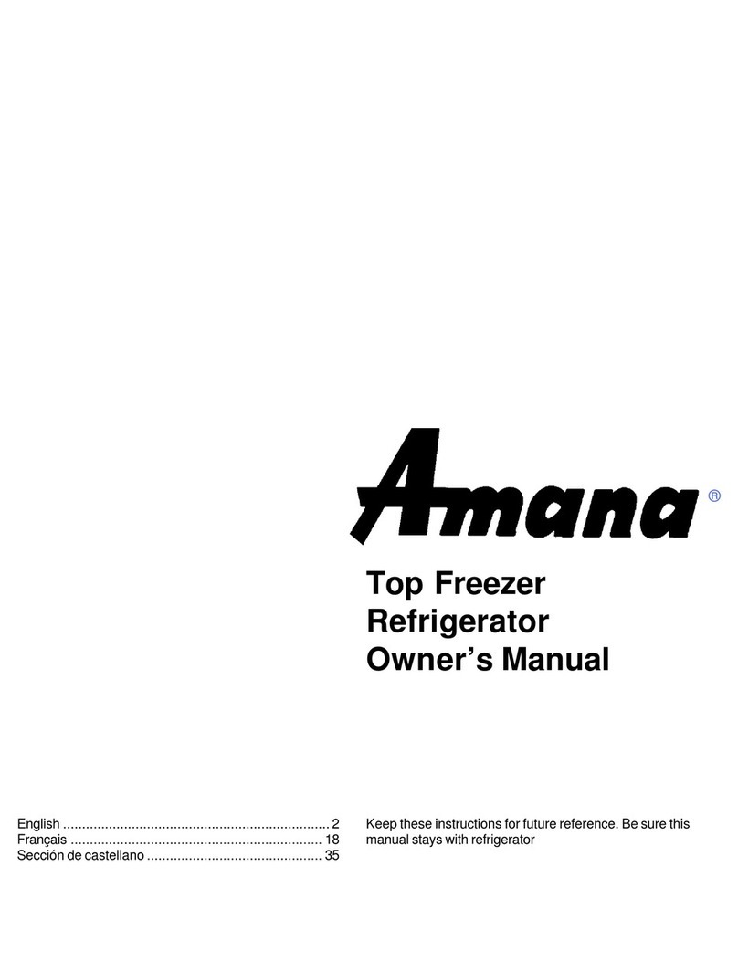Amana TS22TE User manual Amana TS22TE User manual