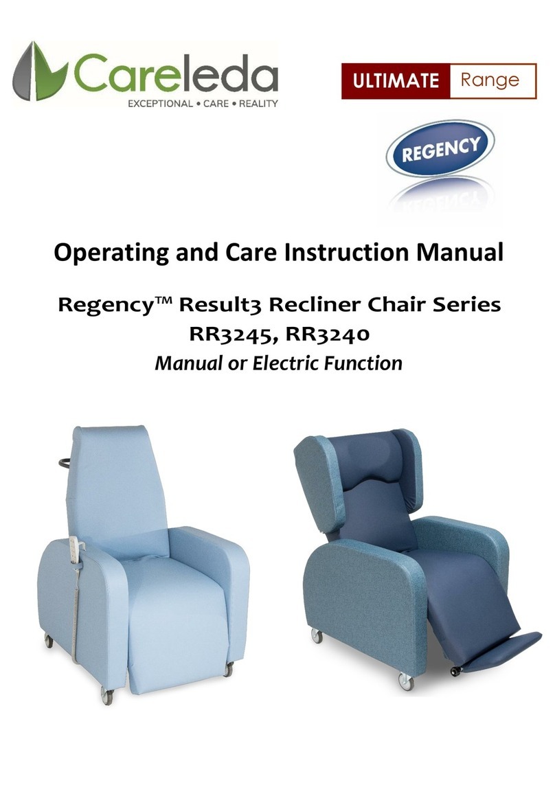 Careleda Regency ULTIMATE Series Operating and care instruction manual