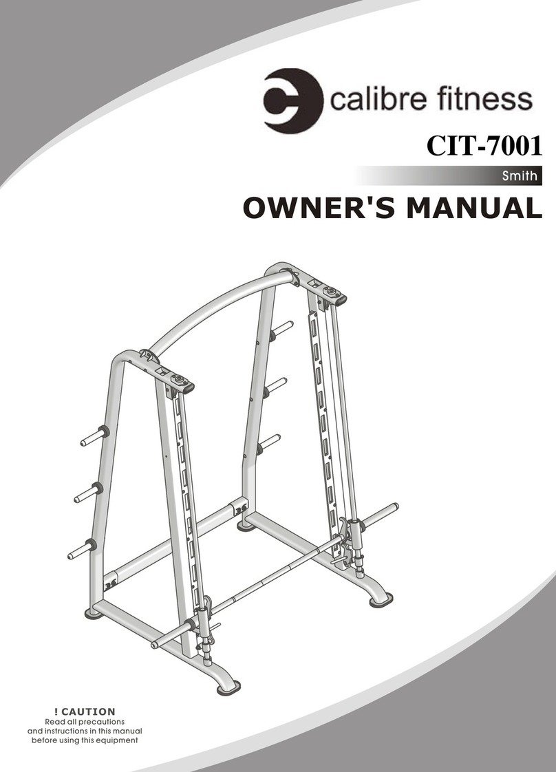 Calibre Fitness CIT-7001 User manual