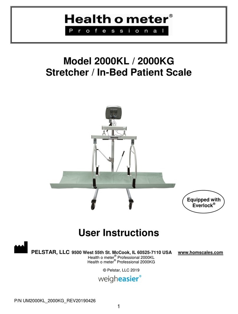Health O Meter PROPLUS 2000KL User manual
