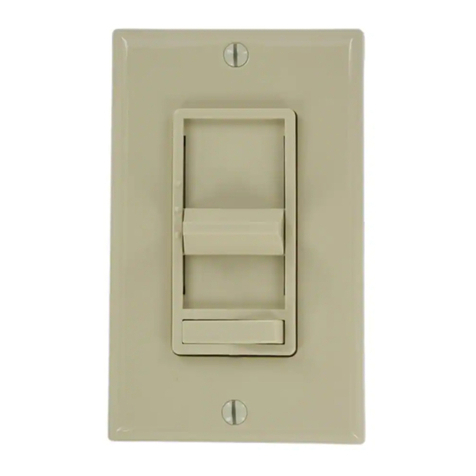 Leviton Decora Sureslide 6629-3, 1.5A User manual