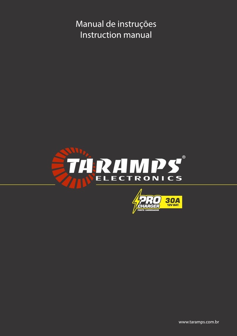 Taramps Electronics PRO CHARGER 30A instruction manual