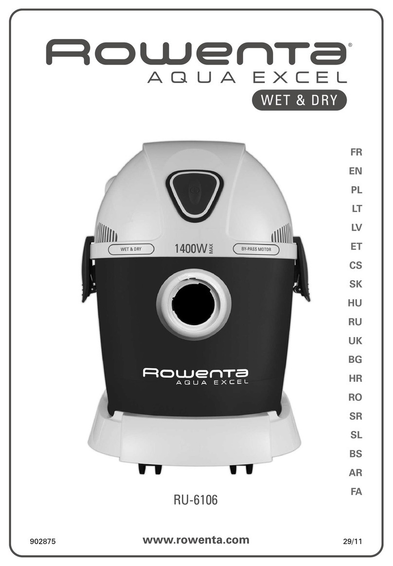 Rowenta AQUA EXCEL RU-6106 User manual