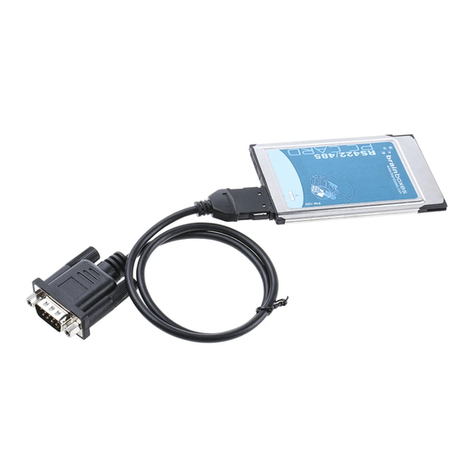 Brainboxes PCMCIA Series User manual
