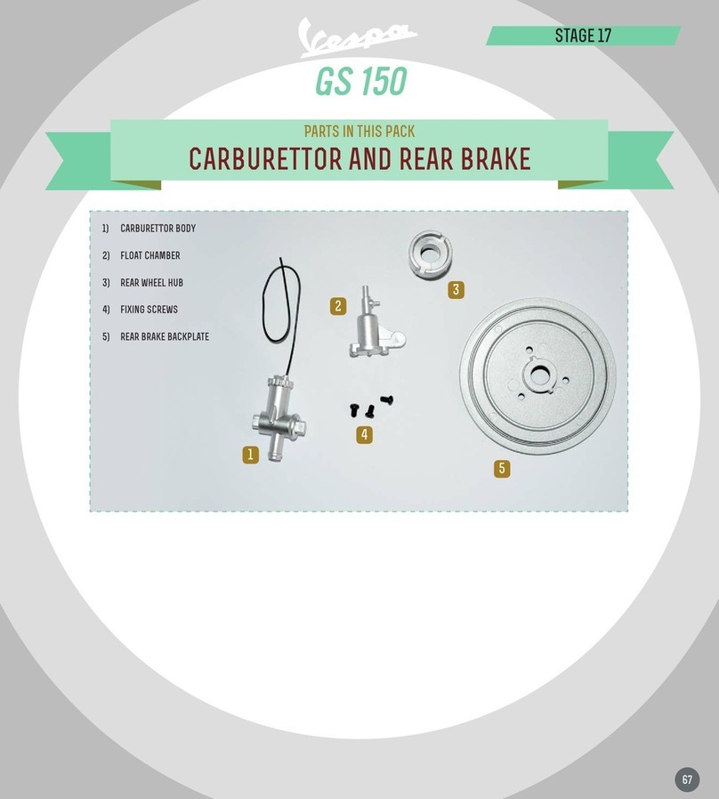 VESPA GS 150 Step-by-step assembly