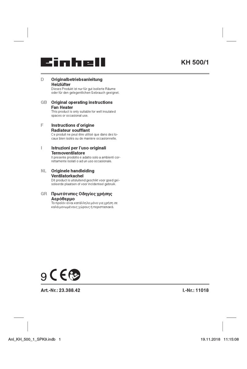 EINHELL KH 500/1 User manual