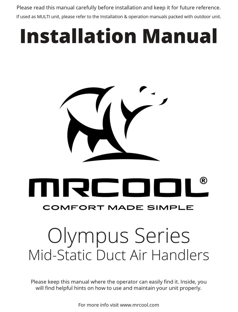 MrCool Olympus Series User manual
