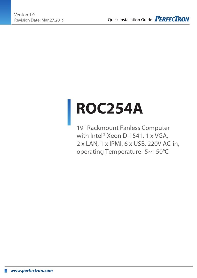 PerfecTron ROC254A Quick installation guide