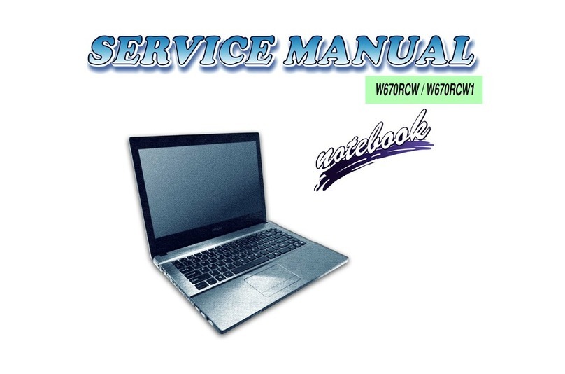 Clevo W670RCW User manual