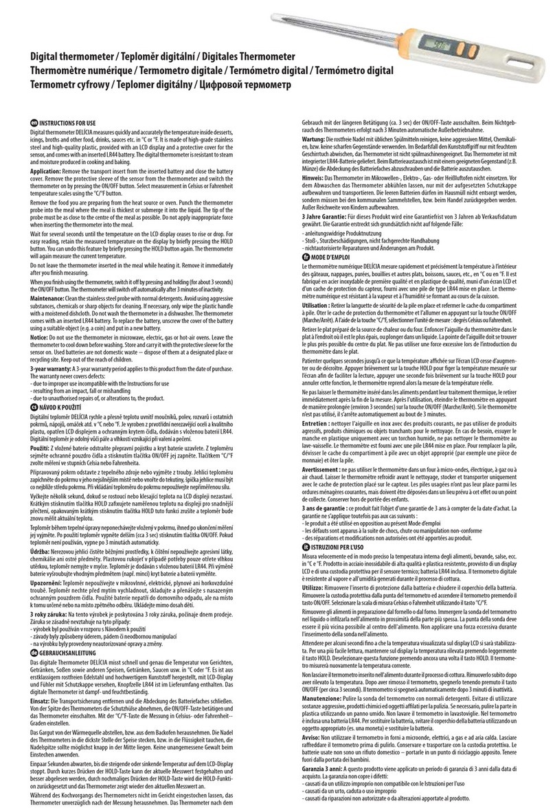 Tescoma Delicia User manual
