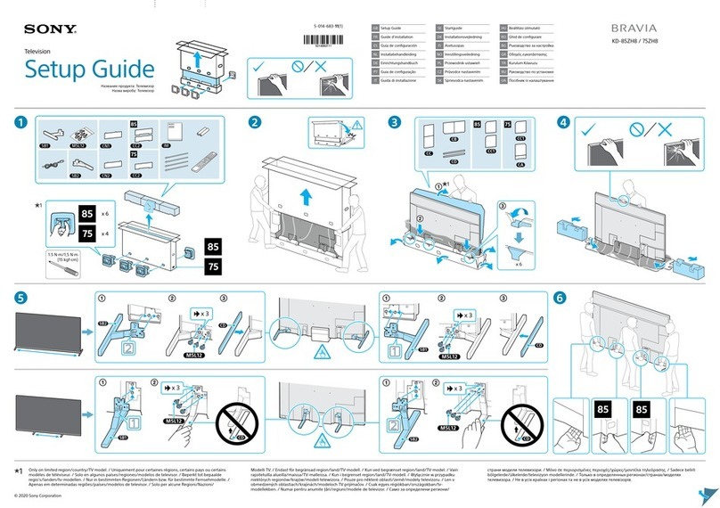 Sony BRAVIA KD-85ZH8 User manual