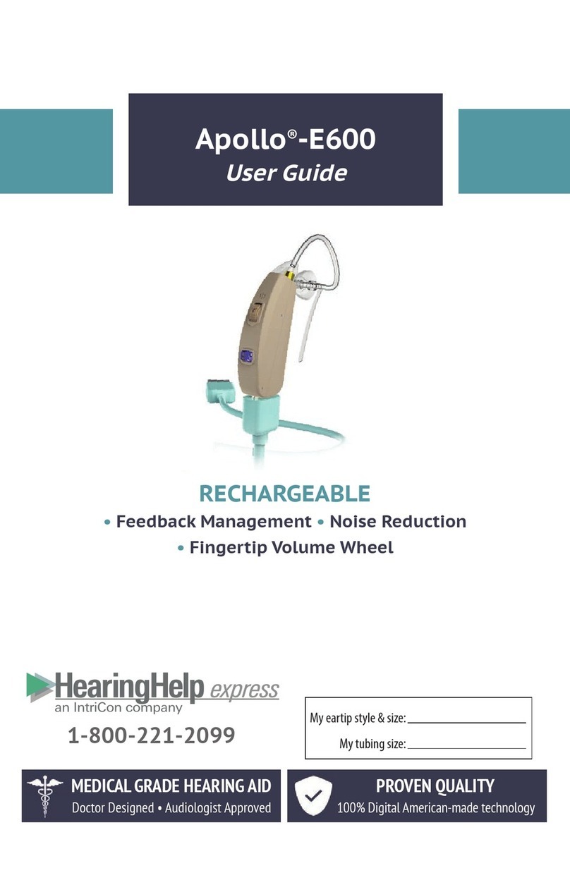 Hearing Help Express Apollo-E600 user guide