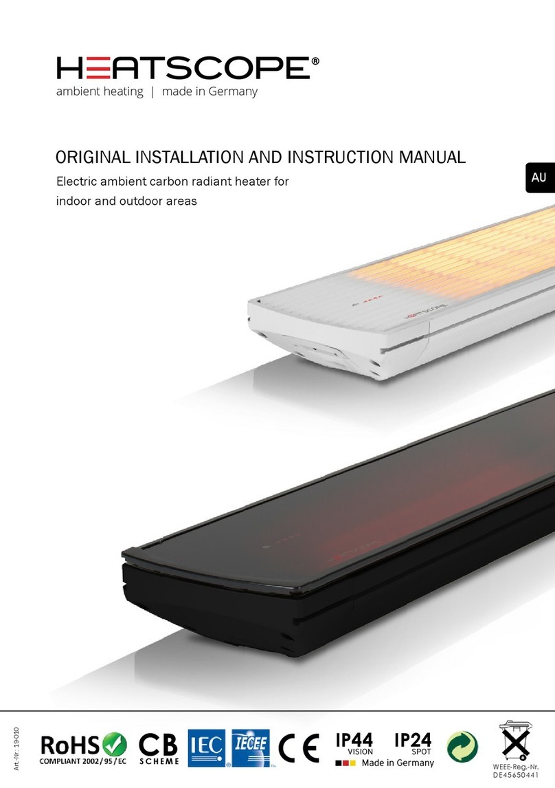 Heatscope MHS-SM1600 User manual