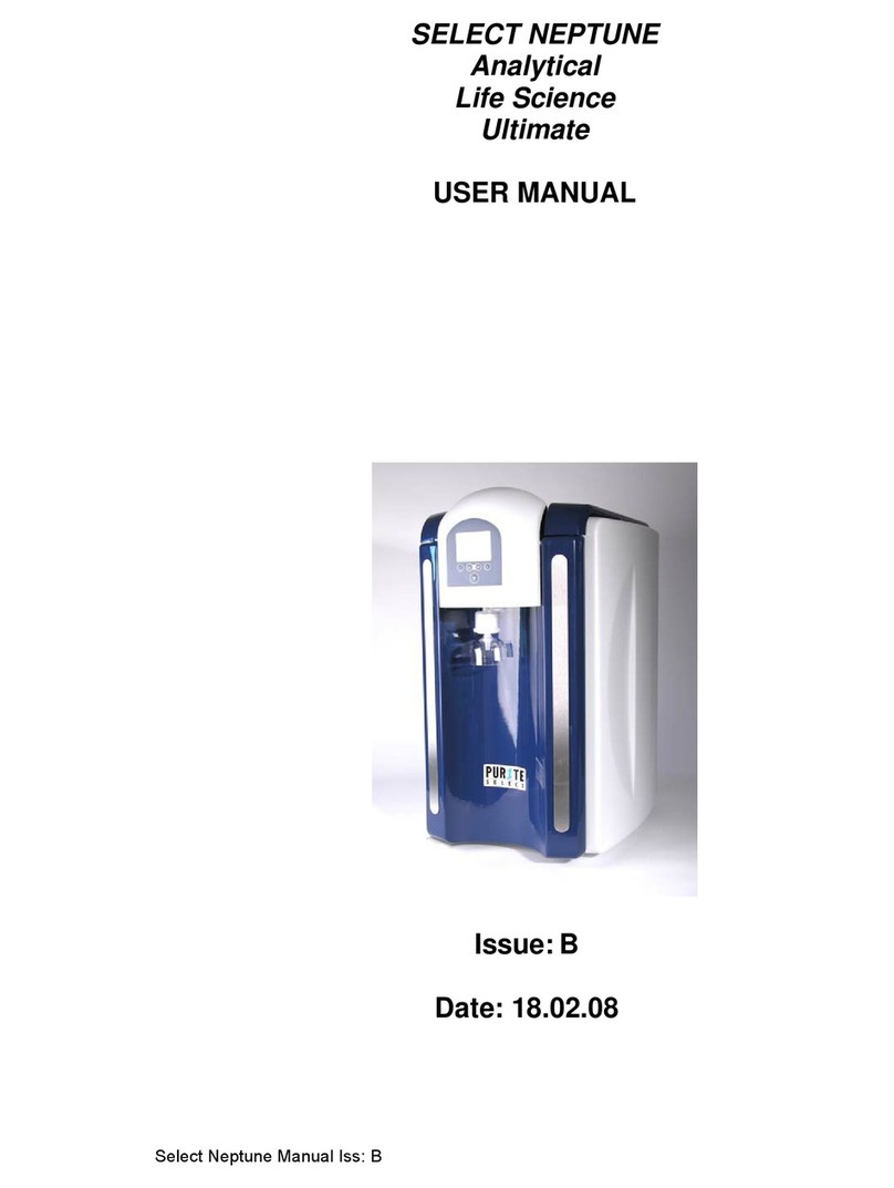 Purite SELECT NEPTUNE Series user manual Purite SELECT NEPTUNE Series user manual