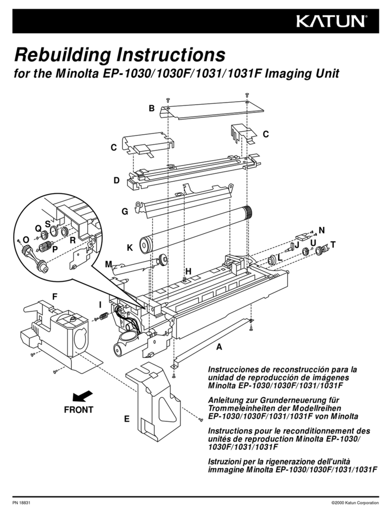 Katun Minolta EP-1030 Building instructions