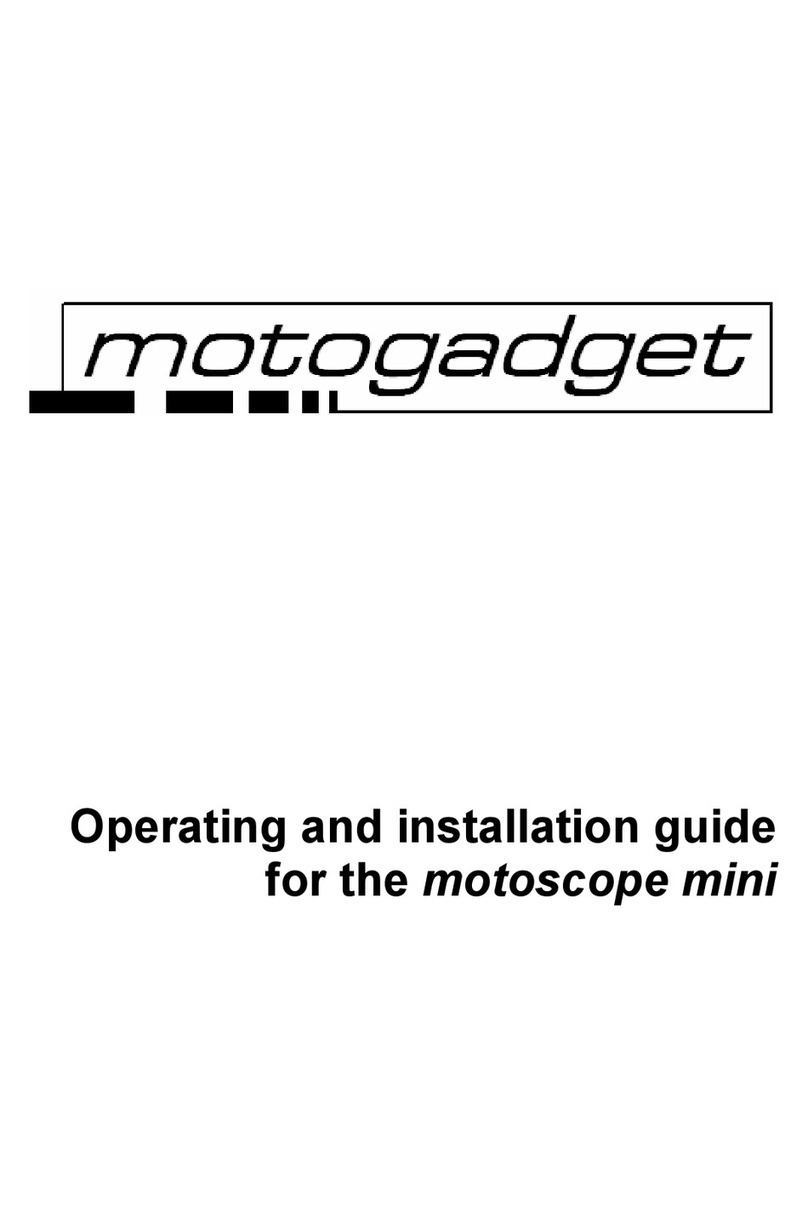 motogadget motoscope mini Operating and installation guide motogadget motoscope mini Operating and installation guide