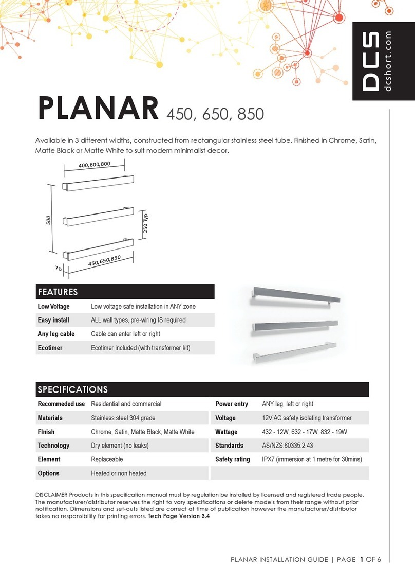 DCS PLANAR 450 installation guide