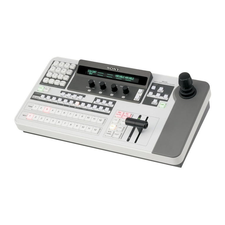 Sony BRS-200 Operational manual