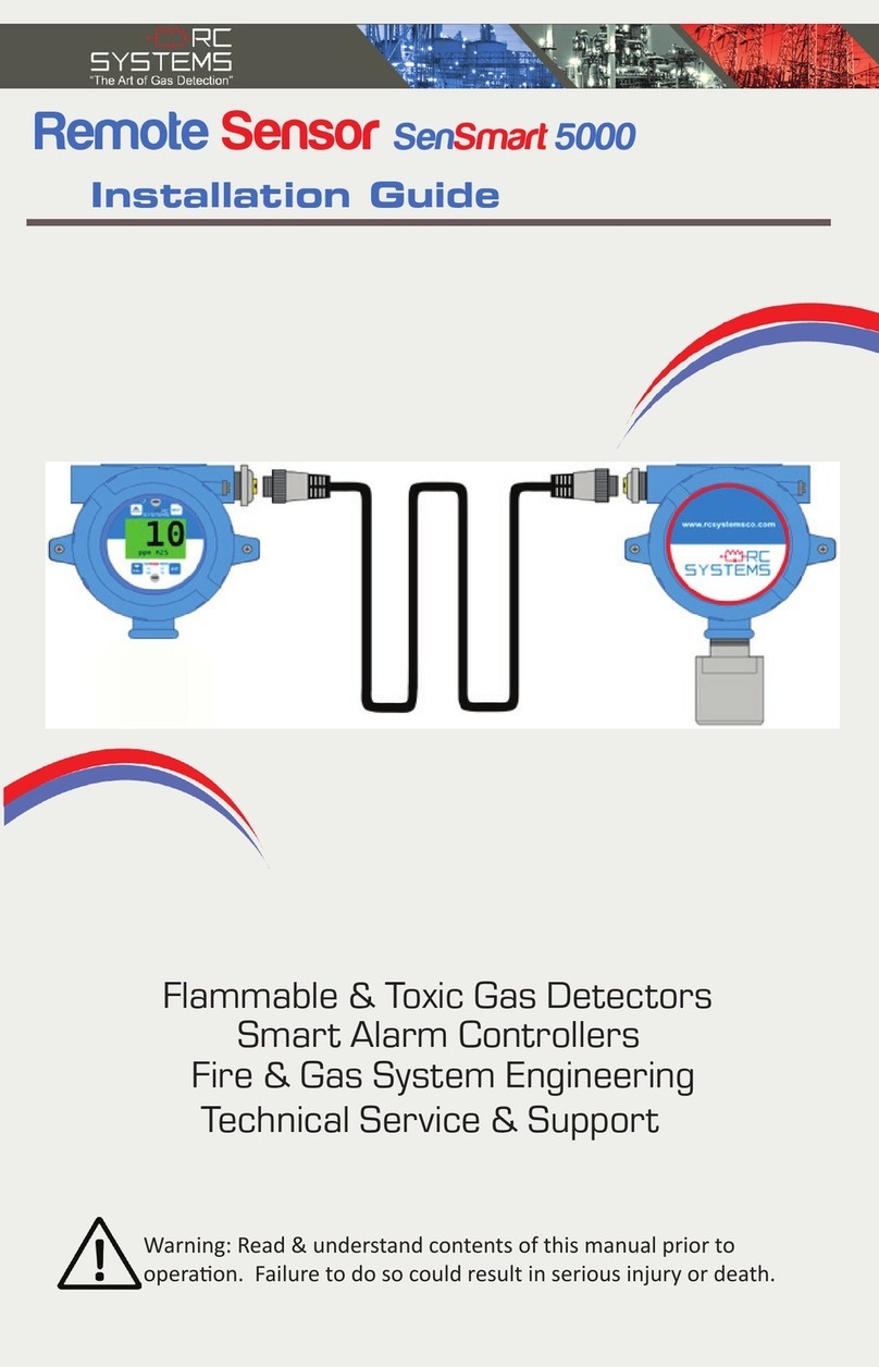 RC Systems SenSmart 5000 installation guide