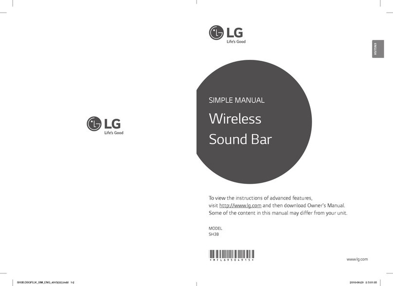 LG SH3B Specification sheet