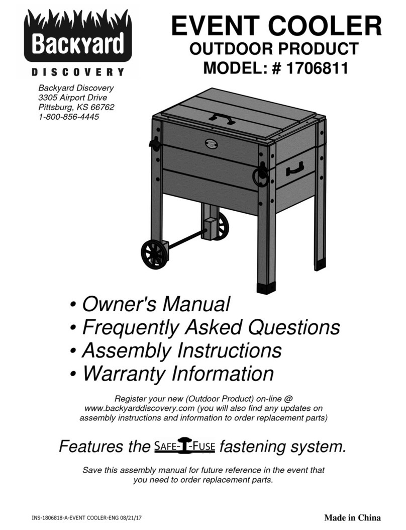 Backyard Discovery 1706811 owner's manual