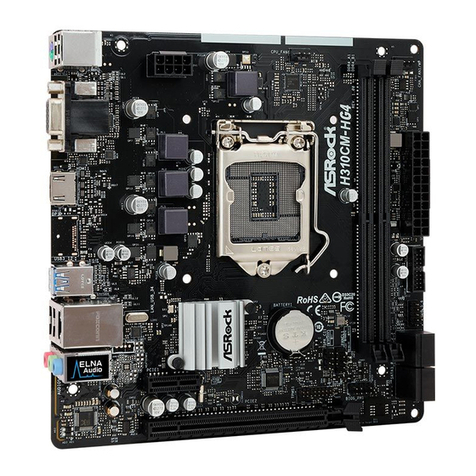 ASROCK H310CM-HG4 Quick installation guide