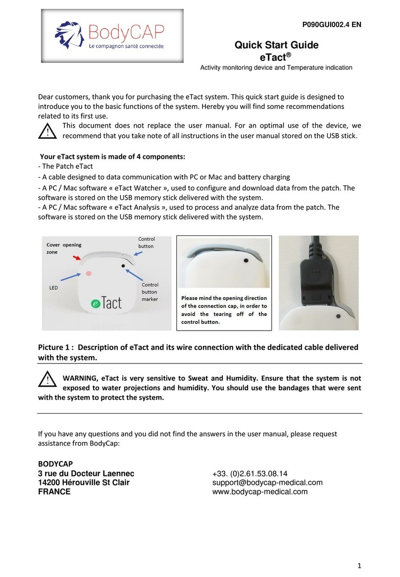 BodyCAP eTact quick start guide