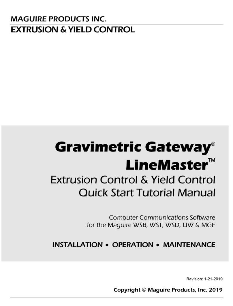 MAGUIRE Gravimetric Gateway LineMaster Installation operation & maintenance