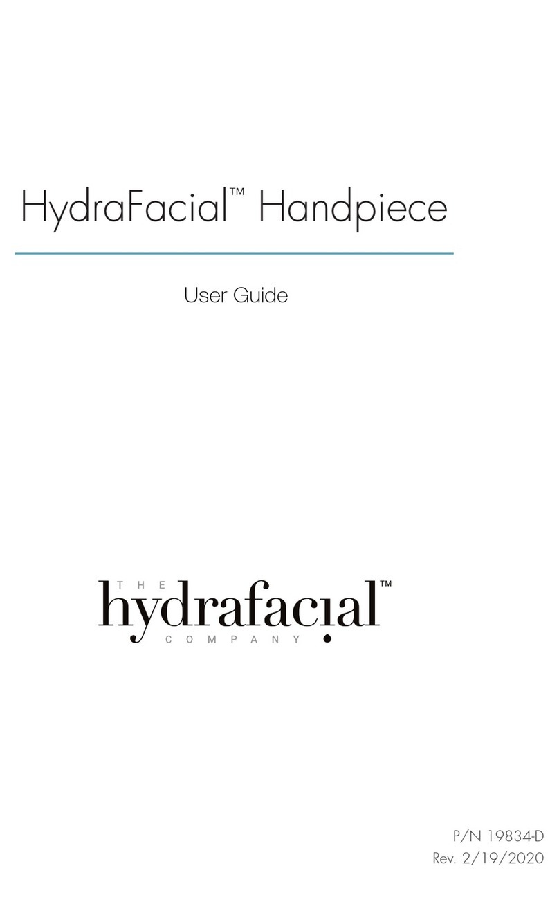 Edge Systems HYDRAFACIAL Handpiece user guide