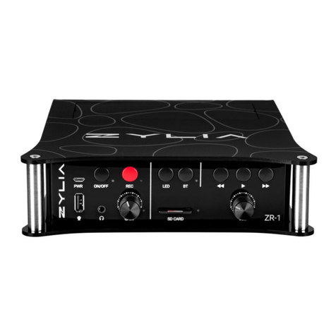 ZYLIA ZR-1 Reference manual