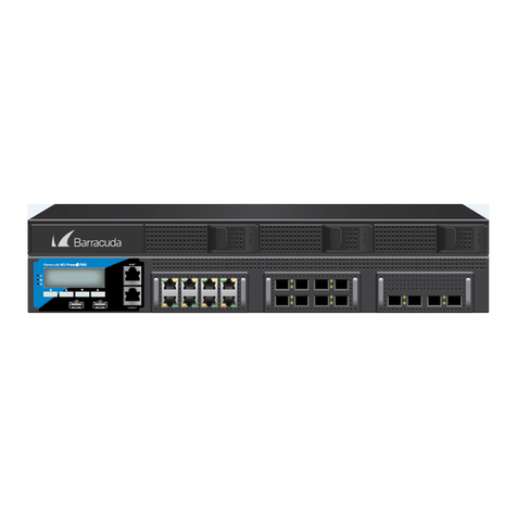 Barracuda CloudGen F800 C Rack installation