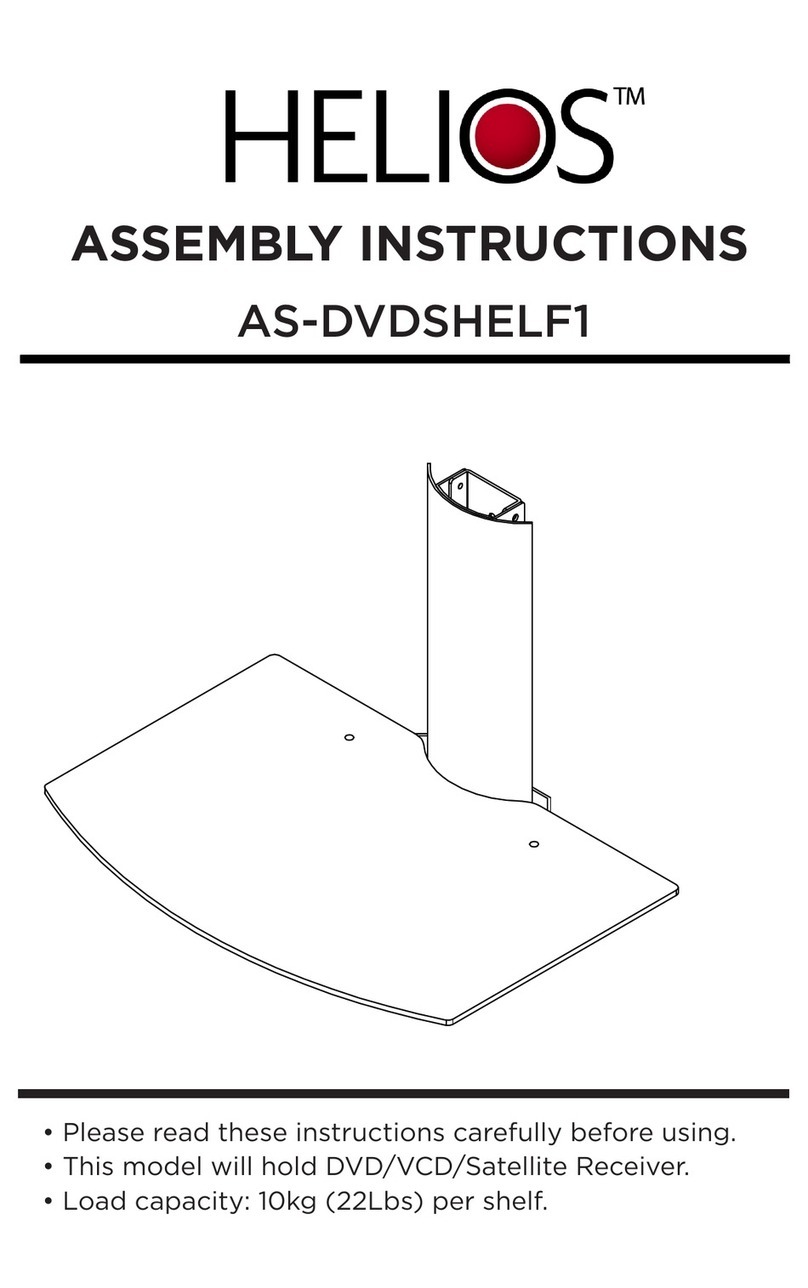 Helios AS-DVDSHELF1 User manual