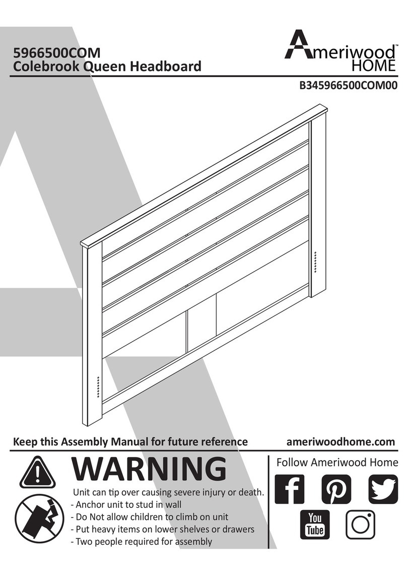 Ameriwood HOME Colebrook 5555555COM Assembly manual