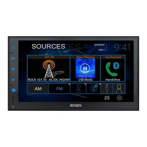 Jensen CMR8629 Installation & owner's manual